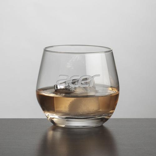 Corporate Gifts - Barware - On the Rocks Tumblers & Glasses - Bexley OTR/DOF - Deep Etch