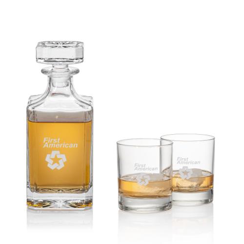 Corporate Gifts - Barware - Decanters - Matlock Decanter Set
