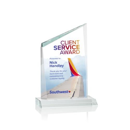 Recognition Awards - Crystal Awards - Scarsdale VividPrint™ Award - Starfire