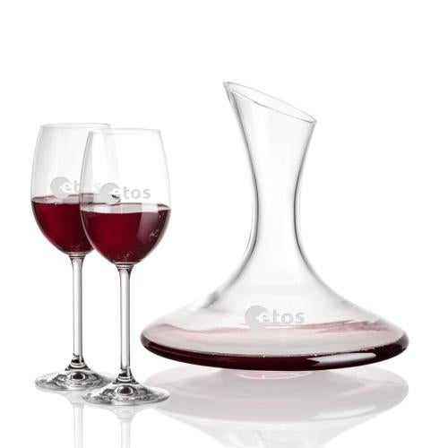 Corporate Gifts - Barware - Glasses Sets - Madagascar Carafe & Woodbridge Wine
