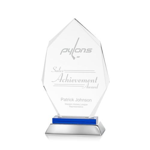 Recognition Awards - Crystal Awards - Nebraska Award - Blue