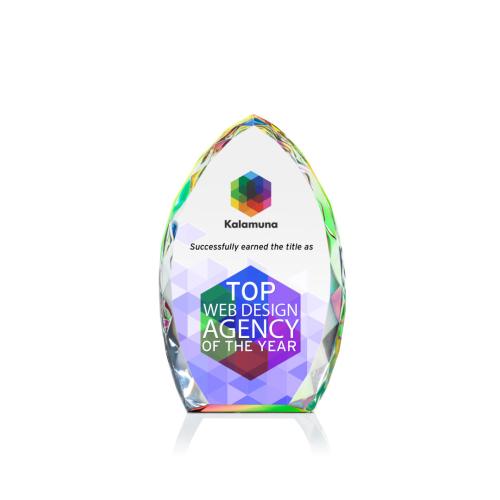 Recognition Awards - Crystal Awards - Wilton VividPrint™ Award - Prismatic