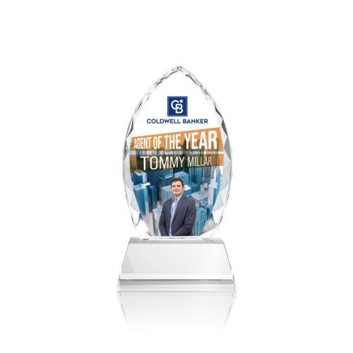 Recognition Awards - Crystal Awards - Wilton VividPrint™ Award  on Newhaven -  Clear