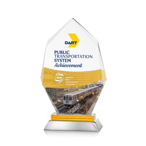 Recognition Awards - Crystal Awards - Nebraska VividPrint™ Award - Amber