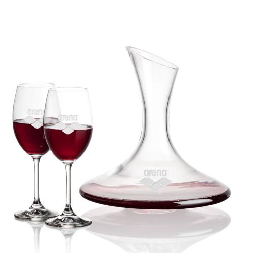 Corporate Gifts - Barware - Glasses Sets - Madagascar Carafe & Naples Wine