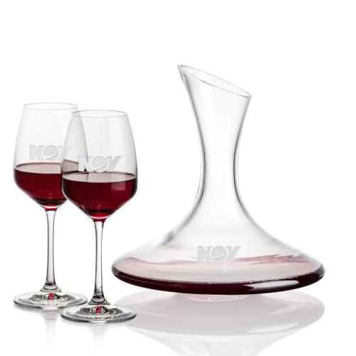 Corporate Gifts - Barware - Glasses Sets - Madagascar Carafe & Oldham Wine