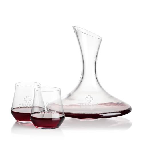 Corporate Gifts - Barware - Glasses Sets - Madagascar Carafe & Bretton Stemless Wine