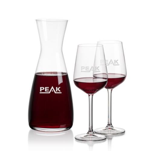 Corporate Gifts - Barware - Carafes - Portofino Carafe & Elderwood Wine