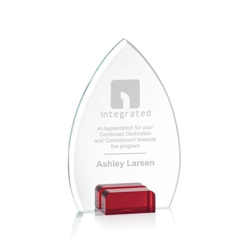 Recognition Awards - Crystal Awards - Aylin Award - Red