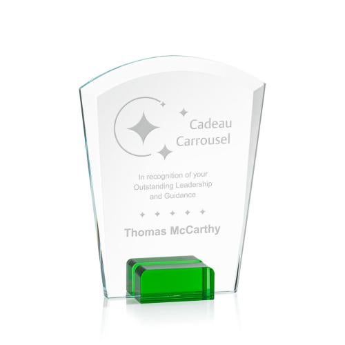 Recognition Awards - Crystal Awards - Lola Award - Green