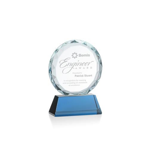 Recognition Awards - Crystal Awards - Stratford Award - Sky Blue