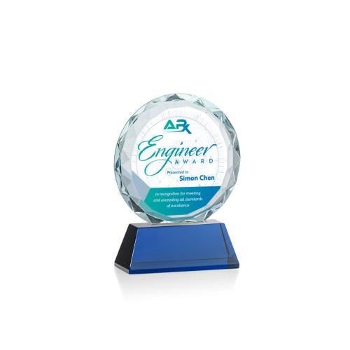 Recognition Awards - Crystal Awards - Stratford VividPrint™ Award - Blue