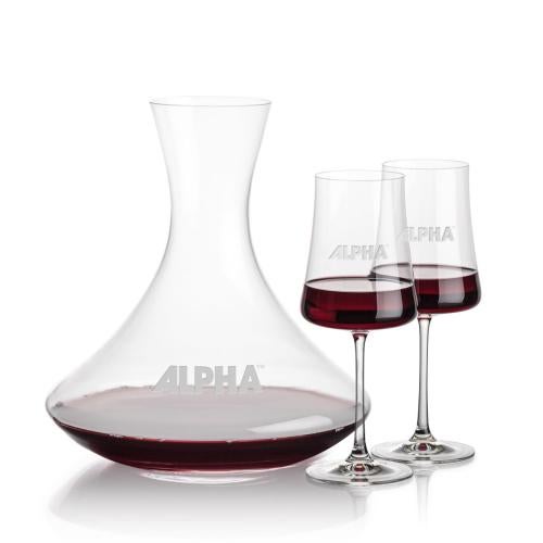 Corporate Gifts - Barware - Glasses Sets - Senderwood Carafe & Dakota Wine
