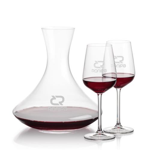 Corporate Gifts - Barware - Glasses Sets - Senderwood Carafe & Elderwood Wine