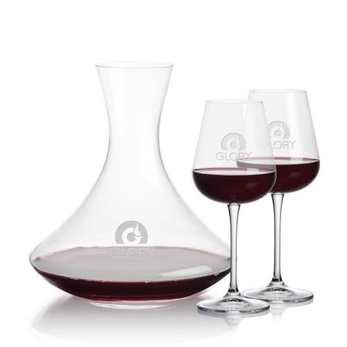 Corporate Gifts - Barware - Glasses Sets - Senderwood Carafe & Howden Wine