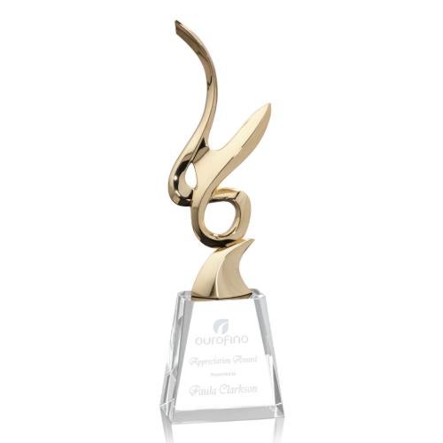 Recognition Awards - Crystal Awards - Tatiana Award - Gold
