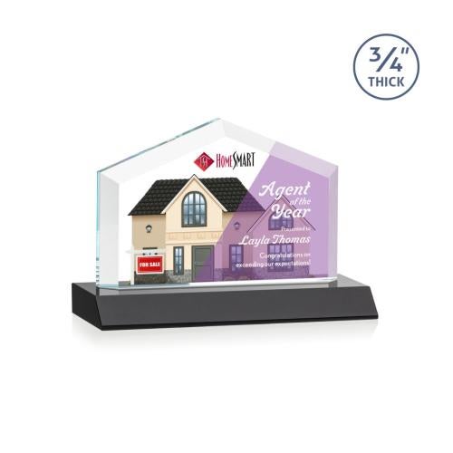 Recognition Awards - Crystal Awards - Micasa VividPrint™ Award - Black