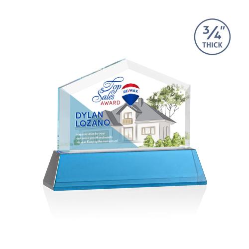 Recognition Awards - Crystal Awards - Micasa VividPrint™ Award on Newhaven - Sky Blue