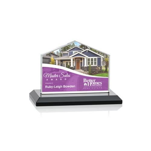 Recognition Awards - Crystal Awards - Domicile VividPrint™ Award - Black