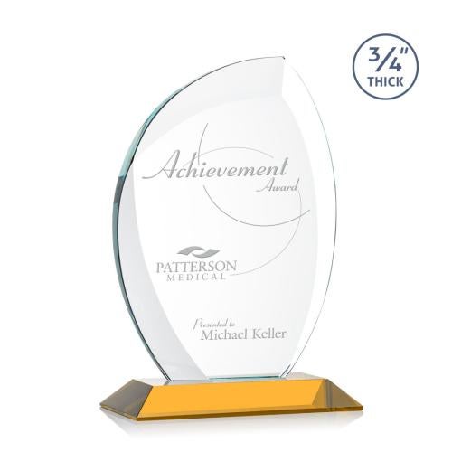 Recognition Awards - Crystal Awards - Wichita Award - Amber
