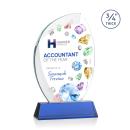 Wichita VividPrint&trade; Award on Newhaven Base - Blue