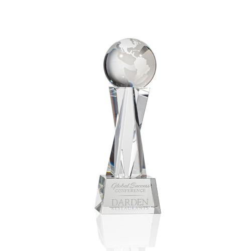 Recognition Awards - Crystal Awards - Havant Globe Award - Optical