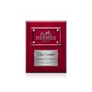 Gossamer Plaque - Rosewood/Silver