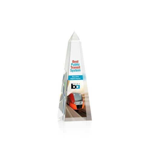 Recognition Awards - Crystal Awards - Master Obelisk VividPrint™ Award