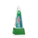 Master Obelisk VividPrint&trade; Award on Base - Green