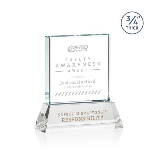 Recognition Awards - Crystal Awards - Terra Award on Newhaven - Clear
