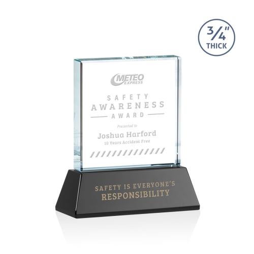 Recognition Awards - Crystal Awards - Terra Award on Newhaven - Black