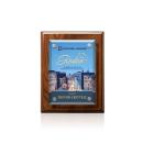 Caledon VividPrint&trade; Plaque - Walnut/Silver