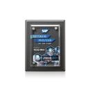 Caledon VividPrint&trade; Plaque - Carbon Fibre/Silver
