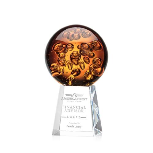 Recognition Awards - Glass Awards - Art Glass Awards - Avery Award on Celestina Base