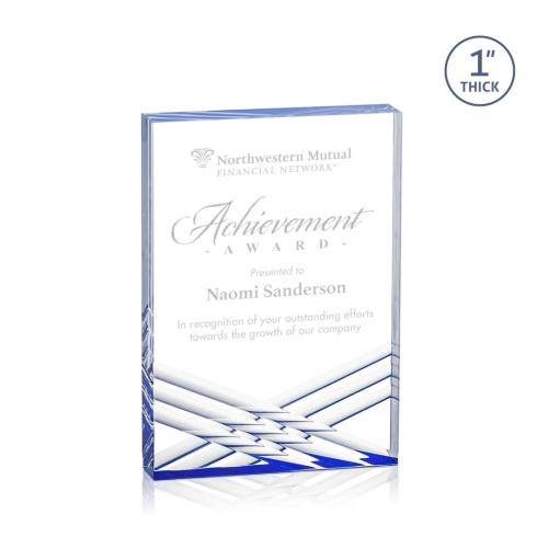 Recognition Awards - Acrylic Awards - Chestham Award - Blue