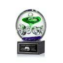 Aquarius Award on Square Marble Base