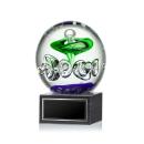 Aquarius Award on Square Marble Base Alt Image 1