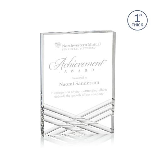 Recognition Awards - Acrylic Awards - Chestham Award - Clear