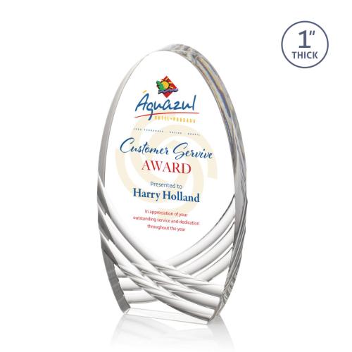 Recognition Awards - Acrylic Awards - Westbury VividPrint™ Award - Clear