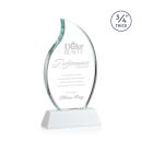 Croydon Flame Award on Newhaven Base - White