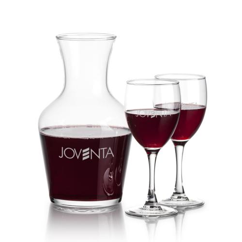 Corporate Gifts - Barware - Glasses Sets - Summit Carafe & Carberry Wine