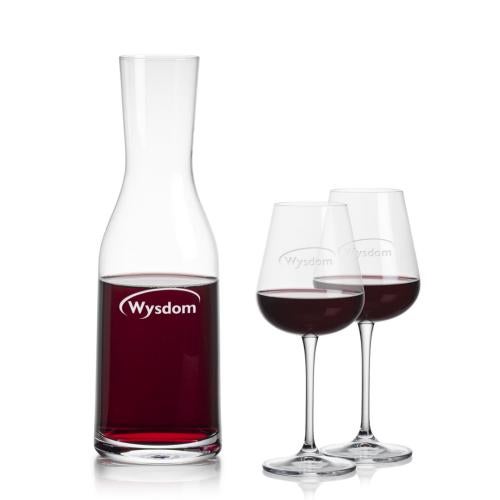 Corporate Gifts - Barware - Glasses Sets - Caldmore Carafe & Breckland Wine