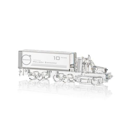 Recognition Awards - Crystal Awards - Crystal 18 Wheeler Award
