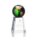 Heathcote Globe Award - Green/Gold