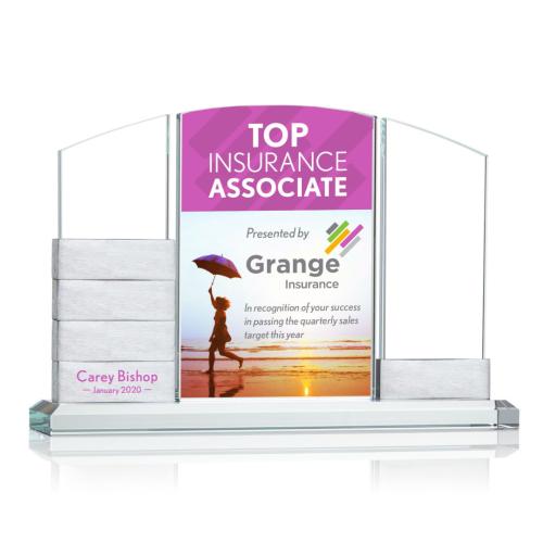 Recognition Awards - Crystal Awards - Lavery Add-a-Block VividPrint™ Award
