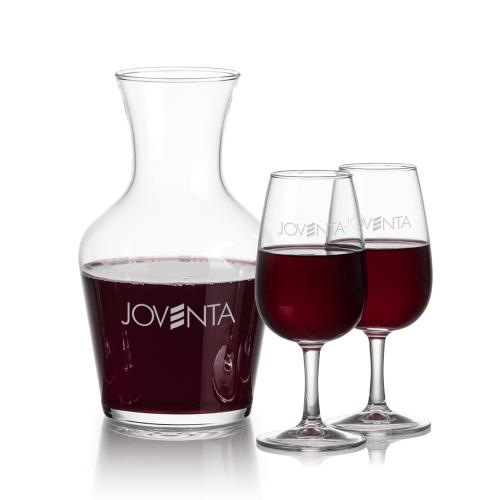 Corporate Gifts - Barware - Carafes - Summit Carafe & Vantage Wine Set