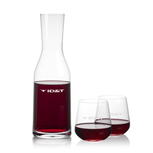 Corporate Gifts - Barware - Carafes - Caldmore Carafe & Howden Stemless Wine
