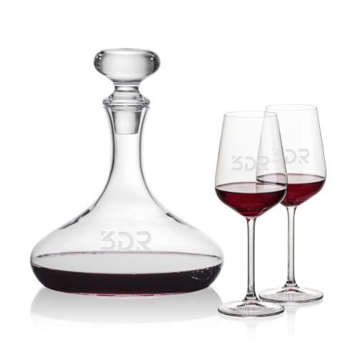 Corporate Gifts - Barware - Carafes - Stratford Decanter & Elderwood Wine