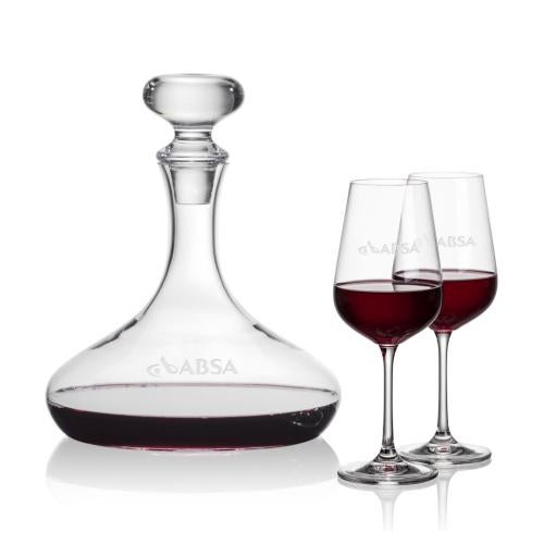 Corporate Gifts - Barware - Carafes - Stratford Decanter & Laurent Wine