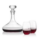 Stratford Decanter & Carlita Stemless Wine Alt Image 1